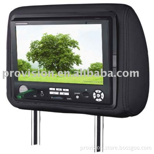 8.5" TFT-LCD HEADREST ALL IN ONE CAR DVD PLAYER